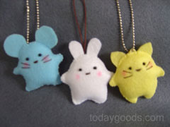 ตุ๊กตาแขวนรูปสัตว์ต่างๆ